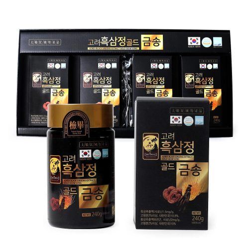 Korea Black Ginseng Extract Gold GEUN SONG 240g x 4EA panax ginseng